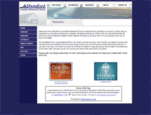 Tablet Screenshot of abbotsfordchurch.com